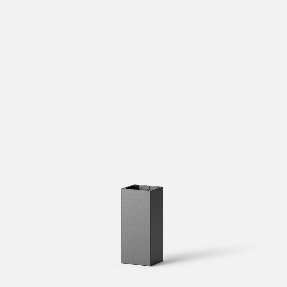 Bollard tube · no access door